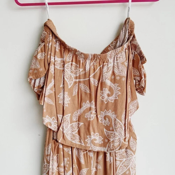 MINKPINK Nusa Dua Off Shoulder Jumpsuit M - Picture 5 of 7